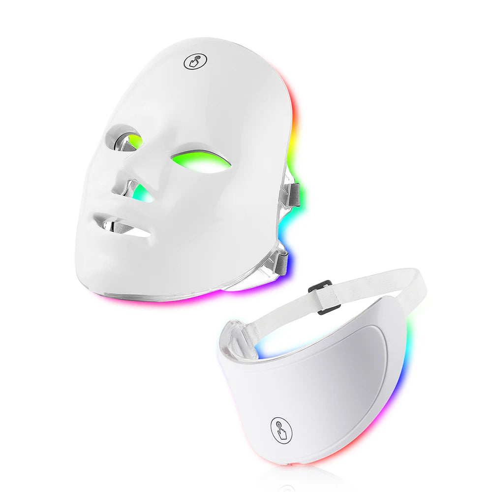 7-Color LED Facial & Neck Therapy Mask