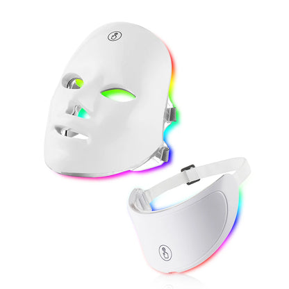 7-Color LED Facial & Neck Therapy Mask