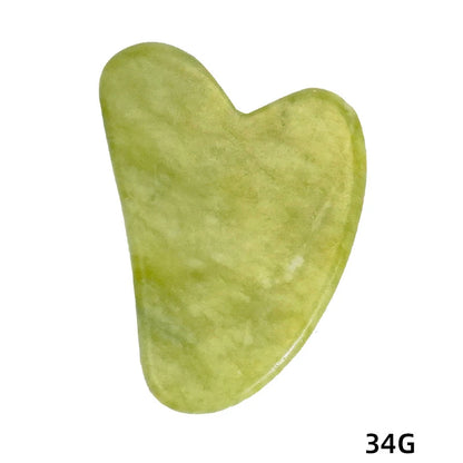 Natural Jade Stone Face Roller & Gua Sha Set