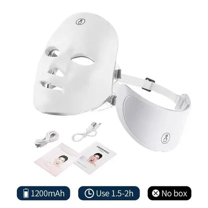 7-Color LED Facial & Neck Therapy Mask